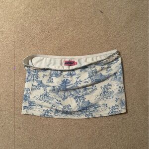 Edikted Blue Printed Tube Top